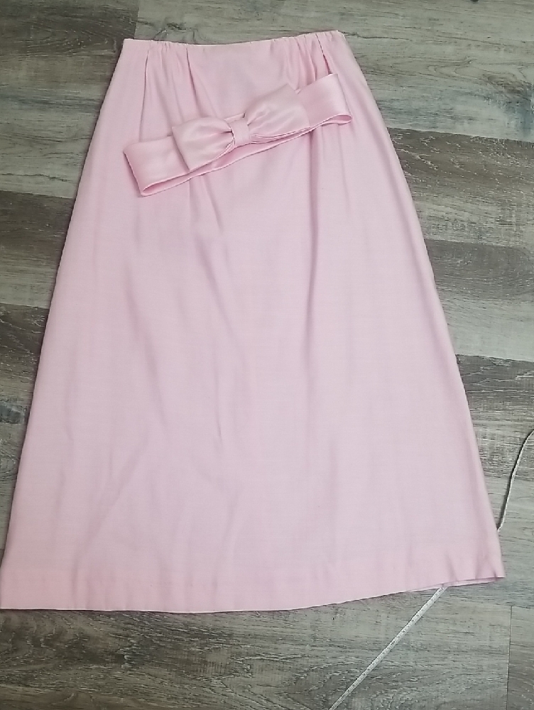 Vintage Women’s Pink Maxi Skirt